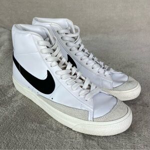 Nike Blazer Mid '77 Vintage BQ6806-100 Mens Size 9 White Leather Shoes OG